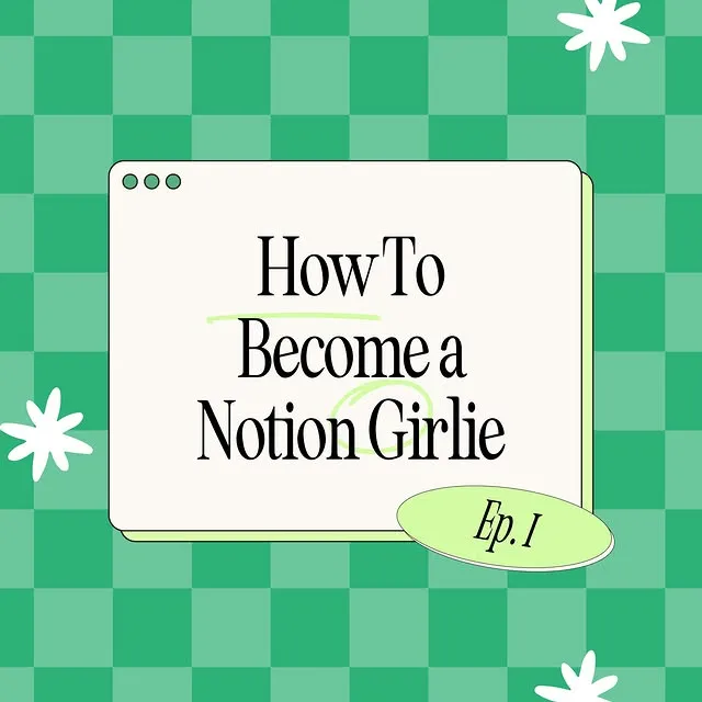 How to become a Notion girlie 👀 Ep.1: what the F is Notion?! 

This year alone over 500 of you have bought my Notion content calendar 😭 so I feel qualified to say that I am a Notion converter!!

But if you haven’t got my calendar and don’t have the tutorial on how to use it, this is the series for you!

Here’s the episode lowdown:
🎤 Ep. 1: What the F is Notion?
👀 Ep. 2: The basics (Blocks & Databases)
📆 Ep. 3: 3 step content planning in Notion
💭 Ep. 4: How to get your clients to use Notion
💅🏼 Ep. 5: Mistakes to AVOID on Notion 

So sounds like a bit of you make sure you save this video for future reference, or give me a follow so you don’t miss the next episode! 

#contentplanning #socialmediamanagers #contentcalendar #notion @notionhq
