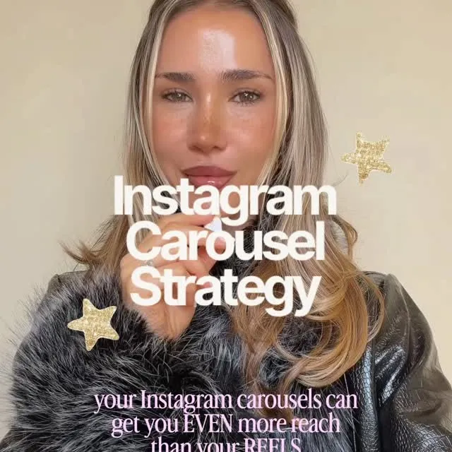 YOUR CAROUSELS = REACH BOOSTERS!!! 📈🧚🏼‍♀️ not only do carousels perform extremely well in the algorithm but they also have a long lifespan, so when you post a carousel you can expect it to continue to get pushed out over time 🔄

not to mention that when you add music to them, they get shown in the REELS tab AND if someone doesn’t swipe on your first slide, Instagram will often re-show your carousel, so the opportunities are endless + I want to help you take advantage!!! so: if you want more specific help structuring yours or you want ideas, LMK below 🥰🤍