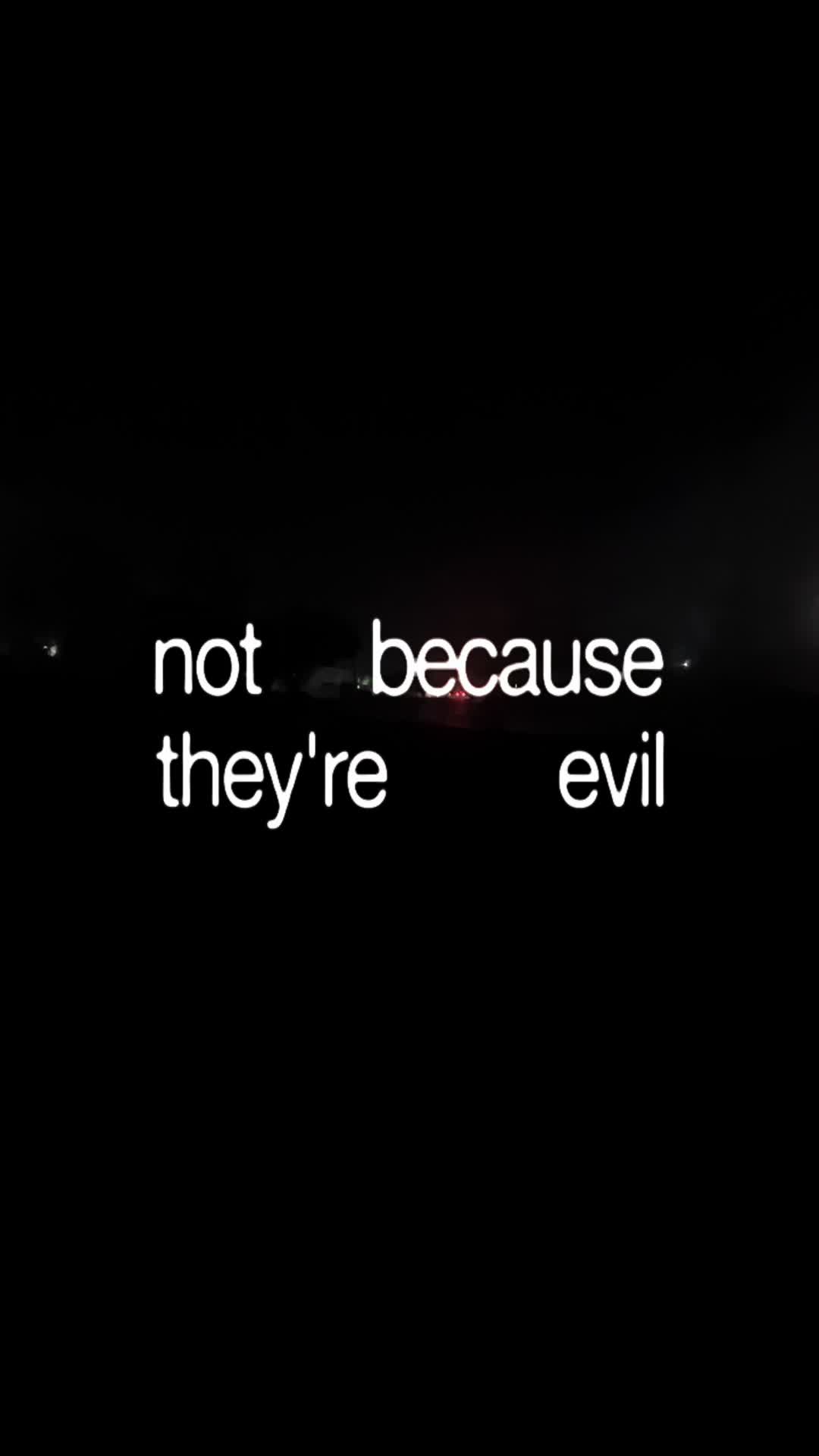 You made them act this way.