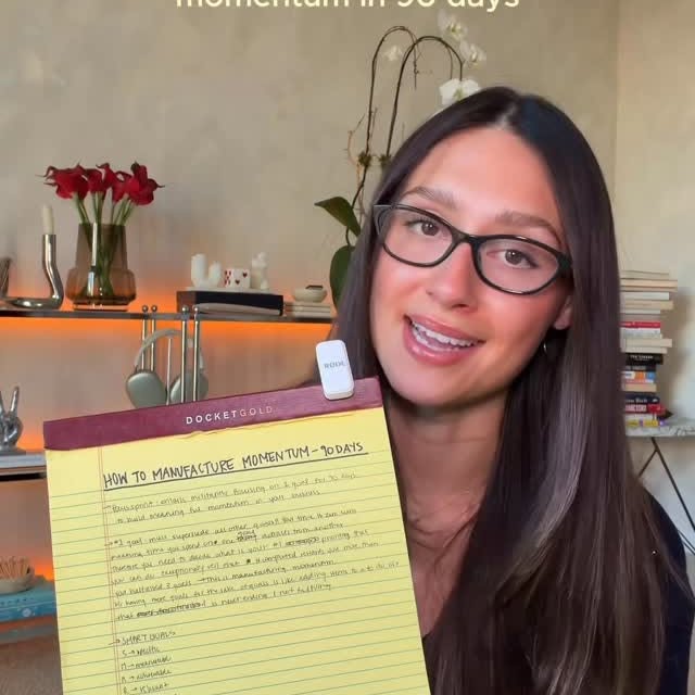 Manufacture momentum in 90 days.. Here’s the play by play for how I do this every quarter 🙇🏼‍♀️

Comment “sprint” to join the Q2 Focus Sprint Waitlist to get early access to claim your seat. It’s time to master your focus ✨
