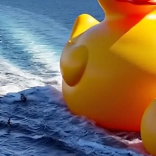 Riding the wake of a giant ducky -- with Meta's new Movie Gen AI.