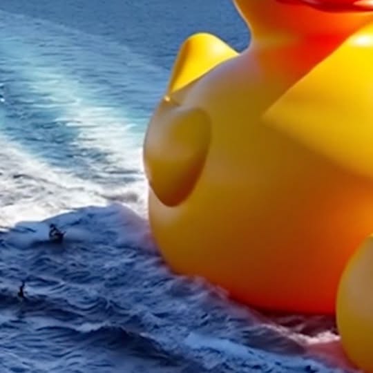 Riding the wake of a giant ducky -- with Meta's new Movie Gen AI.