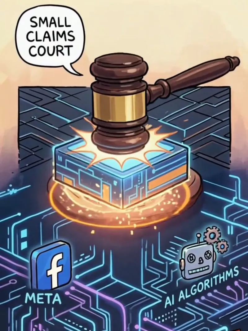 I had to sue Meta in small claims to get my account back #courtroom  #justice #facebookbanme