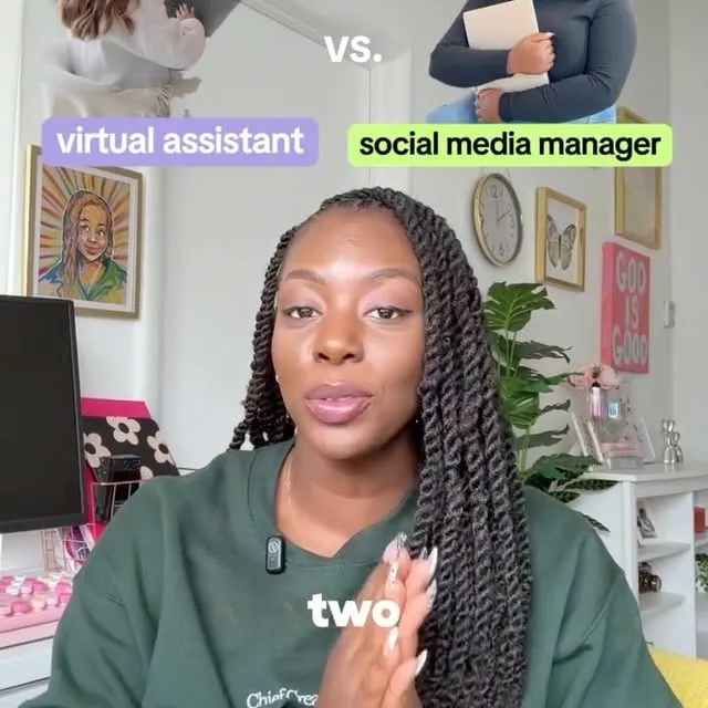 Hot take: if you’ve hired “social media help” before and nothing changed… you might’ve hired the wrong role.

A virtual assistant and a social media manager are not interchangeable. They solve completely different problems.

A VA is execution support.
They help you keep things moving. Inbox, DMs, backend organization, uploading posts, light design work. 

A social media manager? That’s strategy.
They decide what’s worth posting, how it ties to your offers, what to double down on, and what to kill. 

If you’ve tried hiring one person and felt like things stalled, it might not have been a “bad hire.” It might’ve been a bandwidth issue. An agency gives you a team. Strategy, editing, captions, posting, community management, all handled by people working in their strengths so your content doesn’t rely on one overwhelmed human.

So here’s the real question:

Do you need task support?
Strategic direction?
Or a full content machine?

Comment what kind of business you run and I’ll tell you which one makes the most sense for you.

#SocialMediaManager #VirtualAssistant #ContentStrategy #SmallBusinessGrowth #AgencyLife