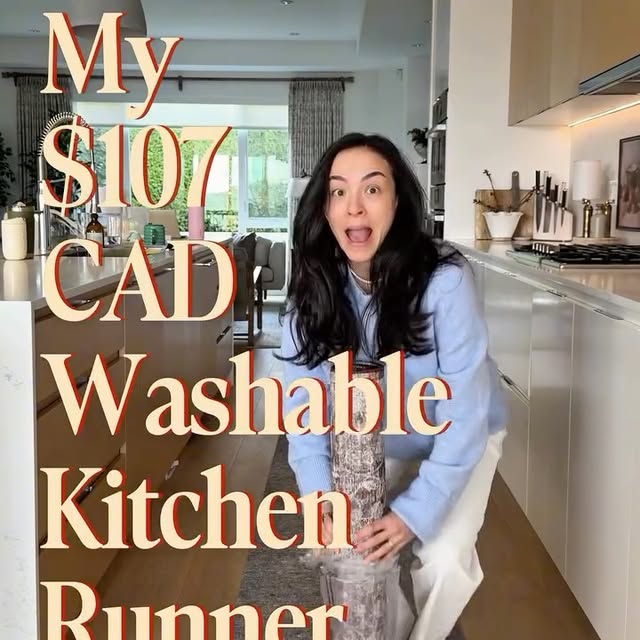 $107 for a 12’ washable runner. Excuse meeeeeee. She’s on sale right now which makes the price so good. You know what else is so good?! The pattern, colour, and washability 😍😍😍. This beauty comes in tons of sizes - all priced equally as well. 

Want the links?? Comment SHOP I’ll send them right over. 

Thank goodness @amyepeters had me over so I could swoon over hers before pulling the trigger 😍😍