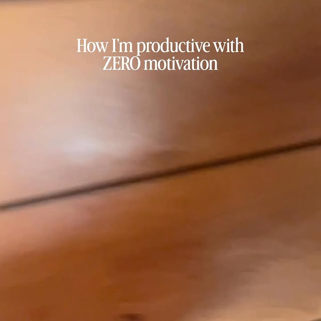 I've been digging deep for motivation to write captions for my own page for 3 days now.

The irony? I literally write captions for other people as my job. HA!

Here's what I do when I'm stuck: I write the worst possible version first. Then I fix it till it sounds good! This takes the pressure off trying to make it perfect on the first try, and makes the task less daunting!