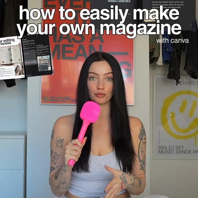 ANYTHING WE CREATE SHOULD BE A FUN PROCESS !!!! i mean it !!!!

this is exactly how to design your own magazine step by step on @canva 

and when i tell you.. stepping outside of the usual video editing & carousel curation, purely for keeping up with posting.. was so refreshing. 

i’m tempted to maybe even print this magazine, and make a new version every 6 months? what a fun way to keep memories!

comment ‘analog’ if you’d like to have a look through 💗

#creativity #analog #contentcreation