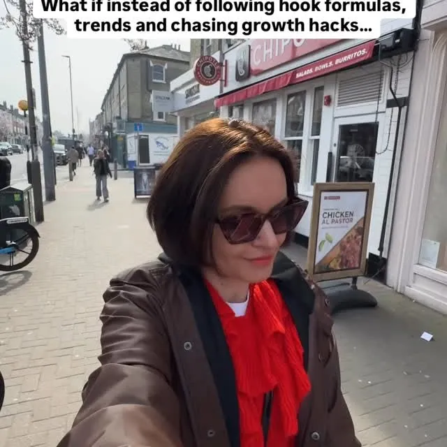 Instagram has seen a massive shift in a recent year, but most of us are still playing by the old playbook.

Following trends and “shoulds” might reward you with views… but I think it’s short-sighted.

If you want to build a BRAND using Reels on Instagram - not just grow an account - you’ve gotta focus on personality-led content that grows your community and your personal brand in long-term. 

And yeah, unfortunately that means showing up more. More of YOU on camera. More of your actual perspective.

Quick “stop the scroll” content isn’t dead - it still has its place. Especially if it leads with your point-of-view. But your main feed? That’s where you show what your brand is actually about. Not just follow whatever’s trending. Or what ‘gurus’ told you should post.

When everyone’s using the same formulas, your personality is what differentiates you. Your stories are what build real connection.

So stop asking “what’s trending?” or “what should I do?” and start asking “what do I actually want to say?”

The videos that perform best and convert? They’re the ones where personality and point of view shines through so clearly, you feel like you already know the person behind the brand. 
And when time comes to decide about who to buy from, there won’t be any hesitation.