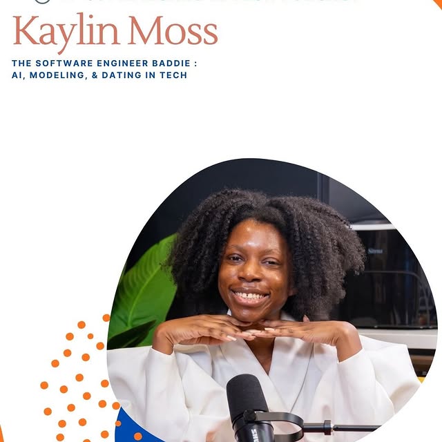 In today’s episode, @qd_piee and @slebbied sit down with Kaylin Moss — @softwareengineerbaddie 

An AI engineer in healthcare, model featured by major brands, and unapologetic voice for authenticity in corporate spaces… Kaylin is really living it.

We get into:
🖱️ How she got started with Scratch + web design
💼 Why soft skills & knowing how to pitch yourself matter
💰 Her plan to retire by 45 (yes, seriously)
✨ Confidence, mindset, and navigating tech as a Black woman
🚫 Dating standards, non-negotiables, and choosing not to have kids

This one is about owning your path, your voice, and your future. 🎙️