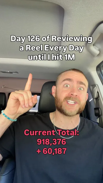 Day 126 of Reviewing a Reel Every Day until I hit 1M