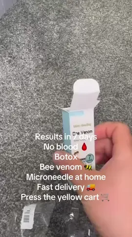 Get results in 7 days with this new Bee Venom Botox Microneedle Serum #microneedle #beevenom #MicroNeedlingAtHome #BotoxAtHome